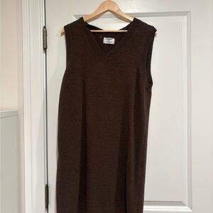 Old Navy Brown Sleeveless Knit Dress